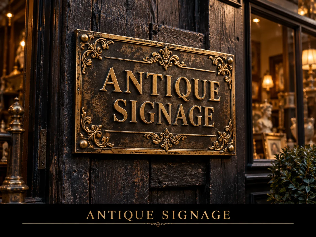Antique Signage design concept