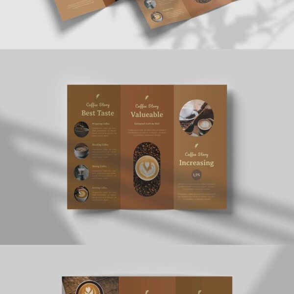 Deliciouso Coffee - Trifold Brochure
