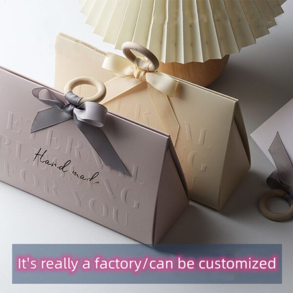 High end gift bag 100pcs_lot wedding simple gift bag_exquisite handbag free printing
