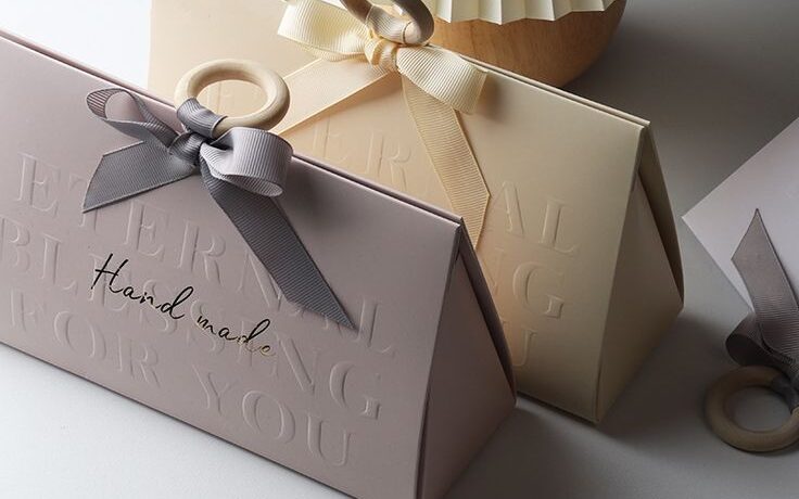 High end gift bag 100pcs_lot wedding simple gift bag_exquisite handbag free printing