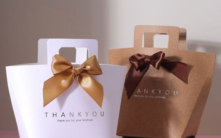Slogan Graphic Gift Box 2pcs - Event & Party Supplies